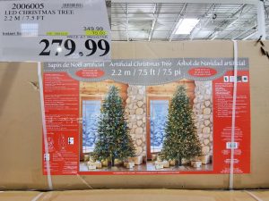 LED christmas tree 7.5 ft.