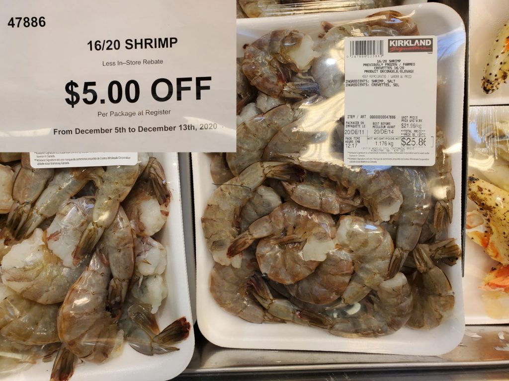 47886 16 20 SHRIMP 5 00 INSTANT SAVINGS EXPIRES ON 2020 12 13 - Costco ...