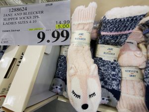 jane and bleeker slipper socks 2 pack