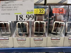 kirkland signature reversable belt