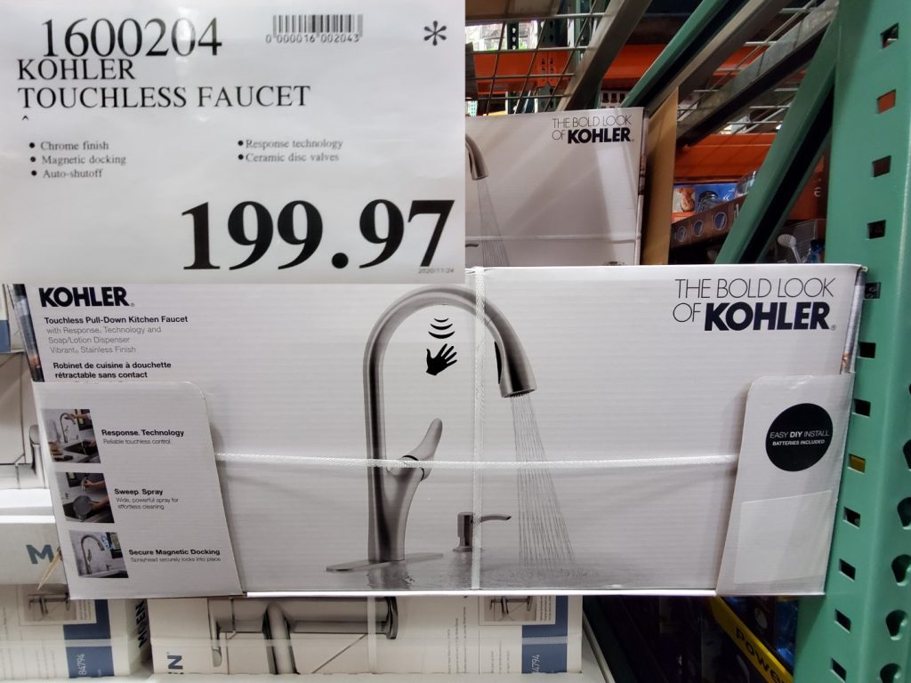 1600204 KOHLER TOUCHLESS FAUCET 199 97 Costco East Fan Blog