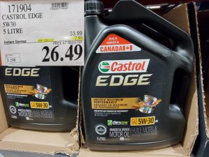 castrol edge motor oil