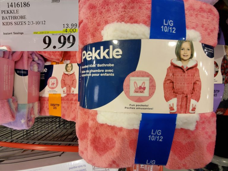 1416186 PEKKLE BATHROBE KIDS SIZES 2 3 10 12 4 00 INSTANT SAVINGS