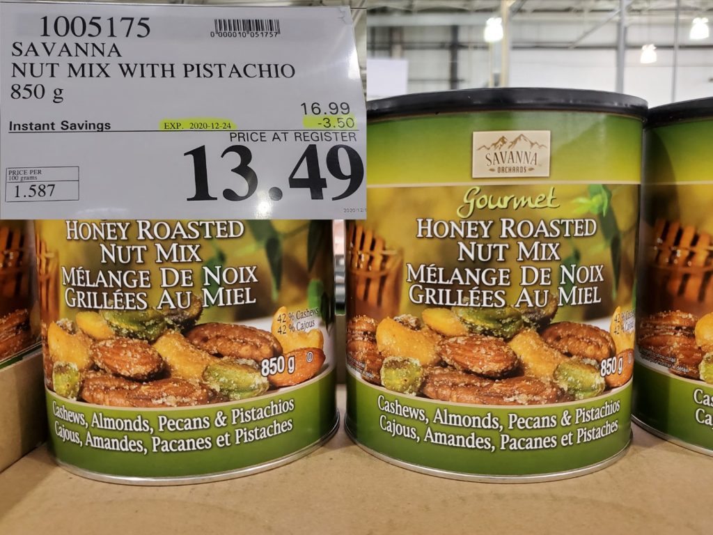 1005175 SAVANNA NUT MIX WITH PISTACHIO 850 G 3 50 INSTANT SAVINGS