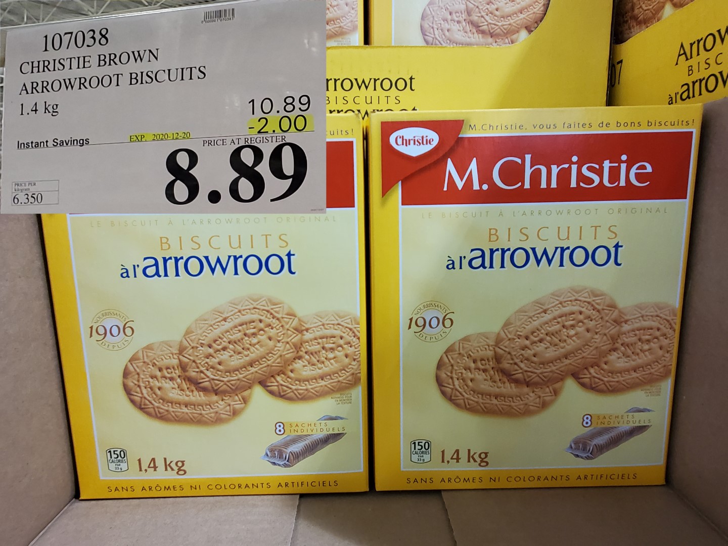 Mr.Christies arrowroot crackers