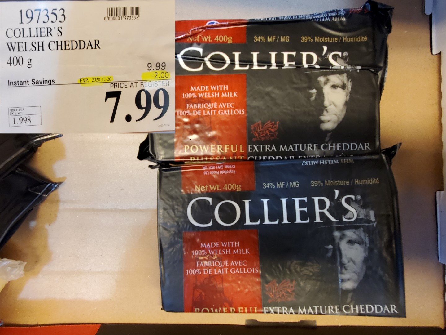 colliers welsh cheddar