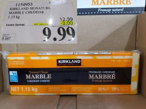 kirkland signature marble cheddar