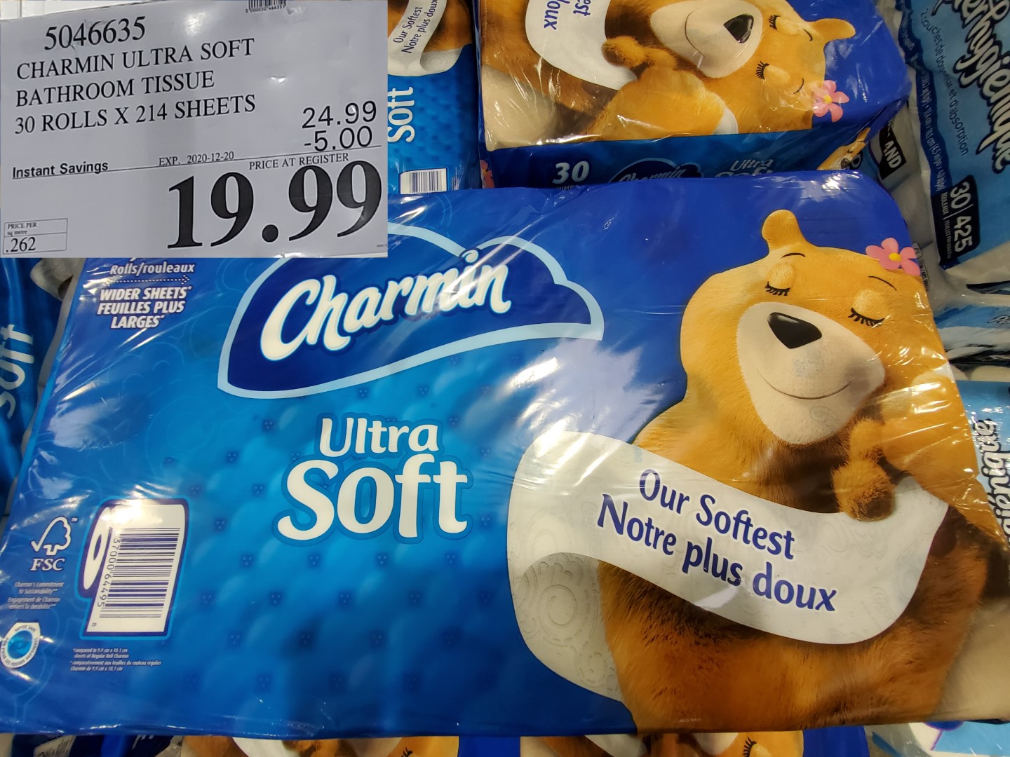 charmin ultra soft bathroom tissue