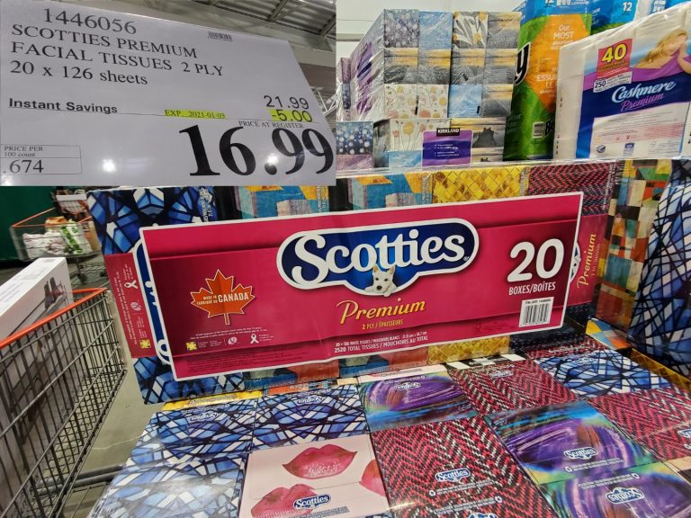 1446056 SCOTTIE PREMIUM FACIAL TISSUES 2 PLY 20 x 126 sheets 5 00