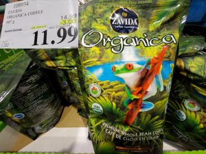zavida organica whole bean coffee