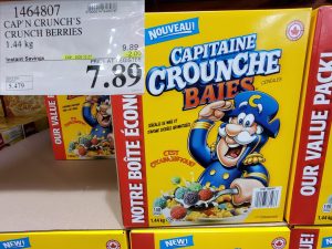 captain crunch cereal