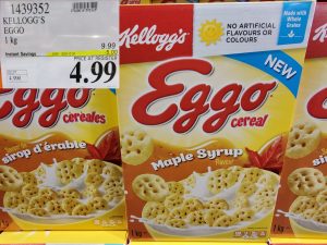 kellogg's eggo cereal