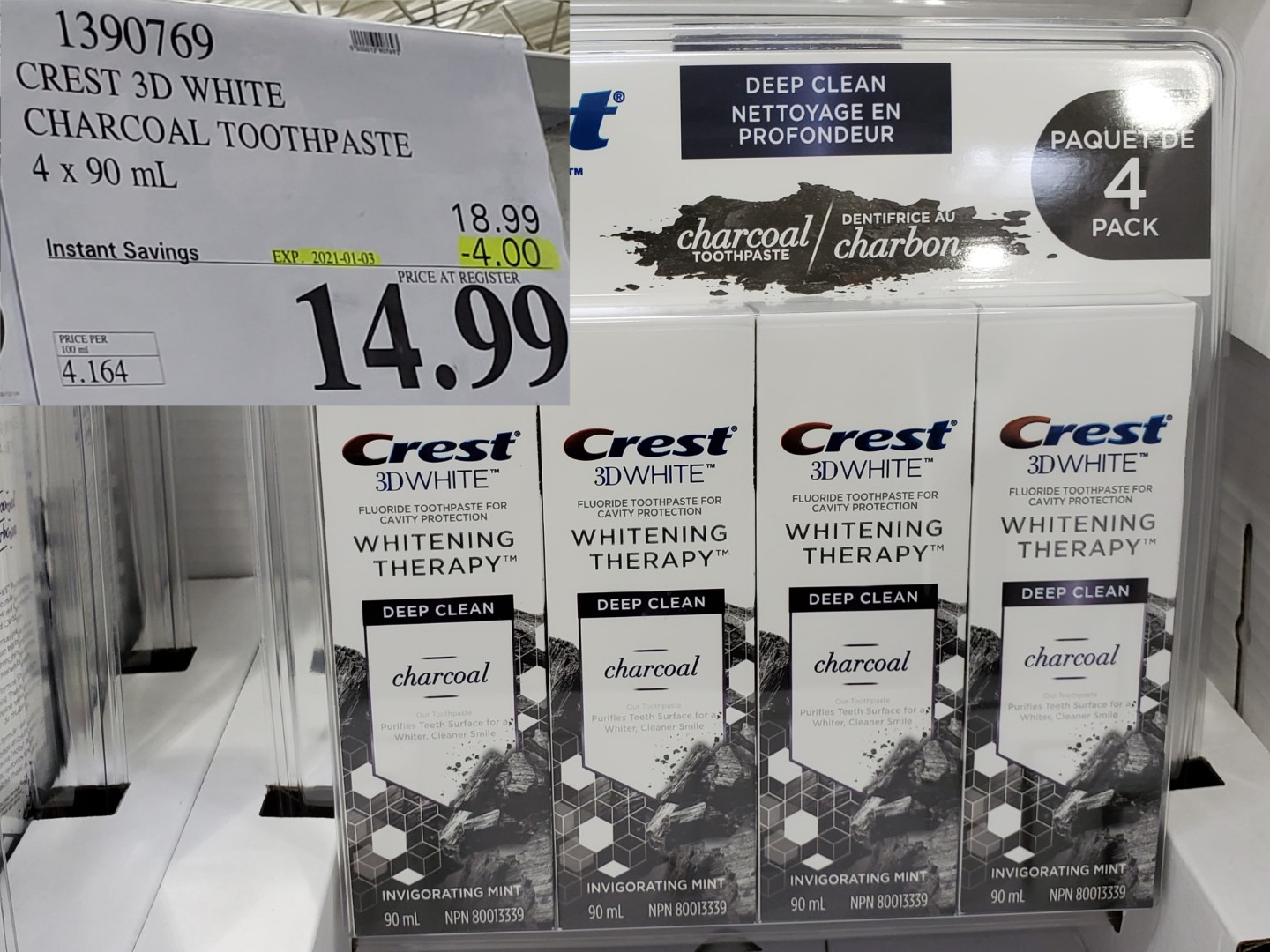 crest charcoal toothpaste