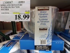 kirkland signature water filtration system