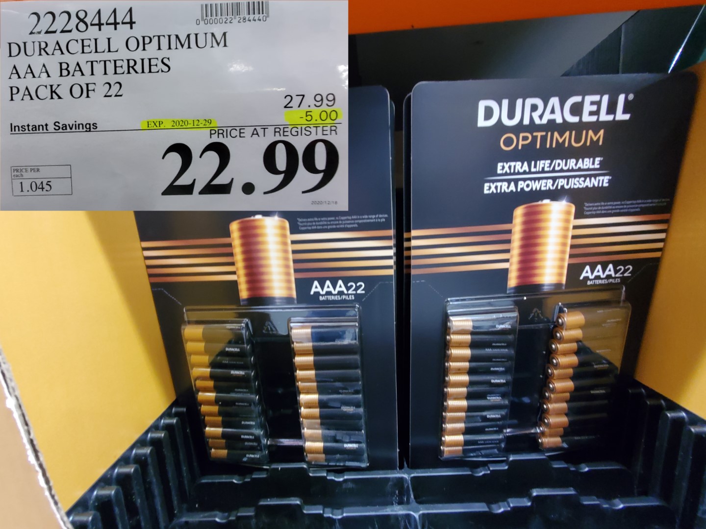 duracell optimum AA batteries