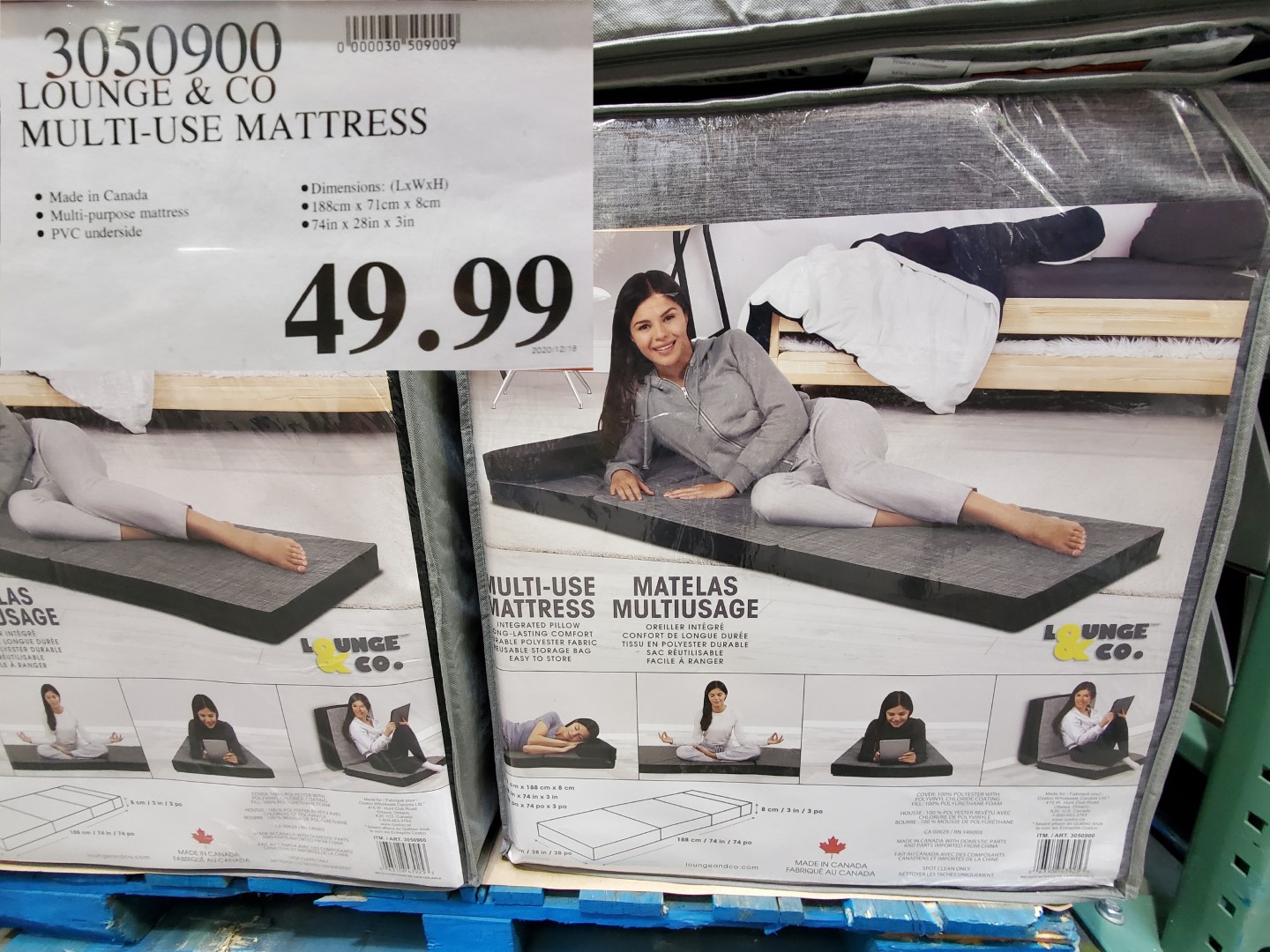 lounge & co folding mattress