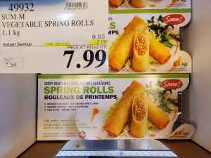 sum-m vegetable spring rolls