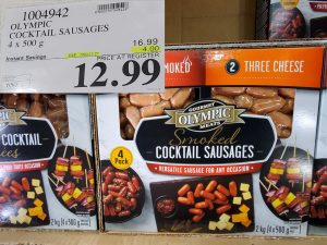 olympic cocktail sausages