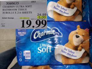 charmin ultra soft bathroom tissue