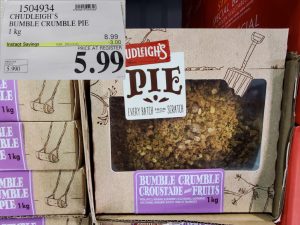 chudleighs humble crumble pie