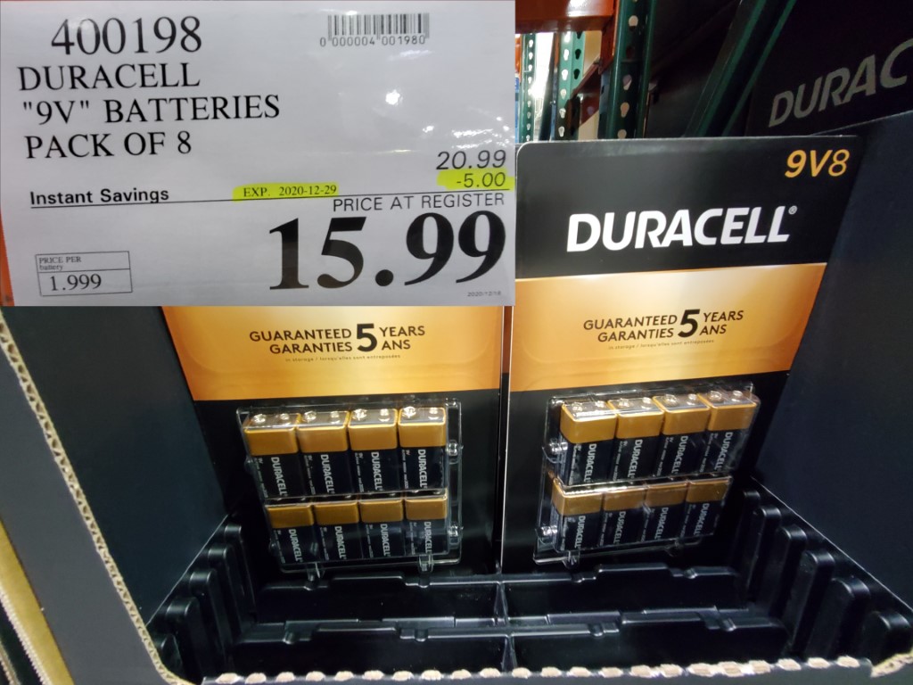 duracell 9v batteries