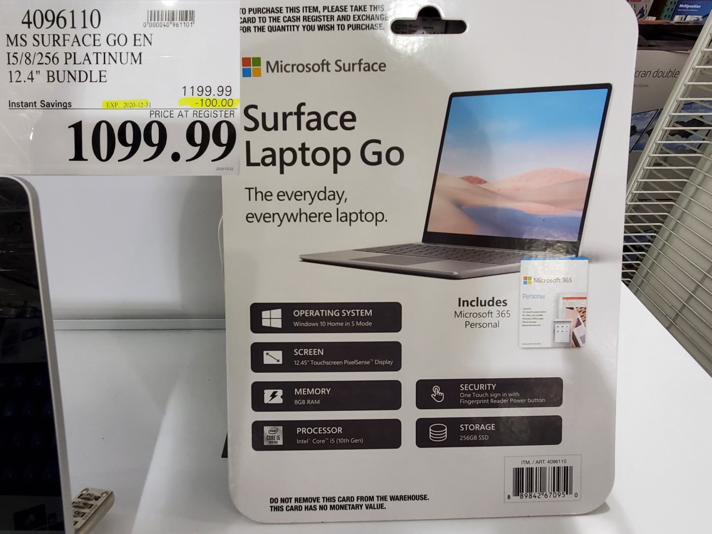 surface laptop GO