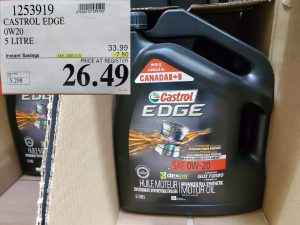 castrol edge motor oil