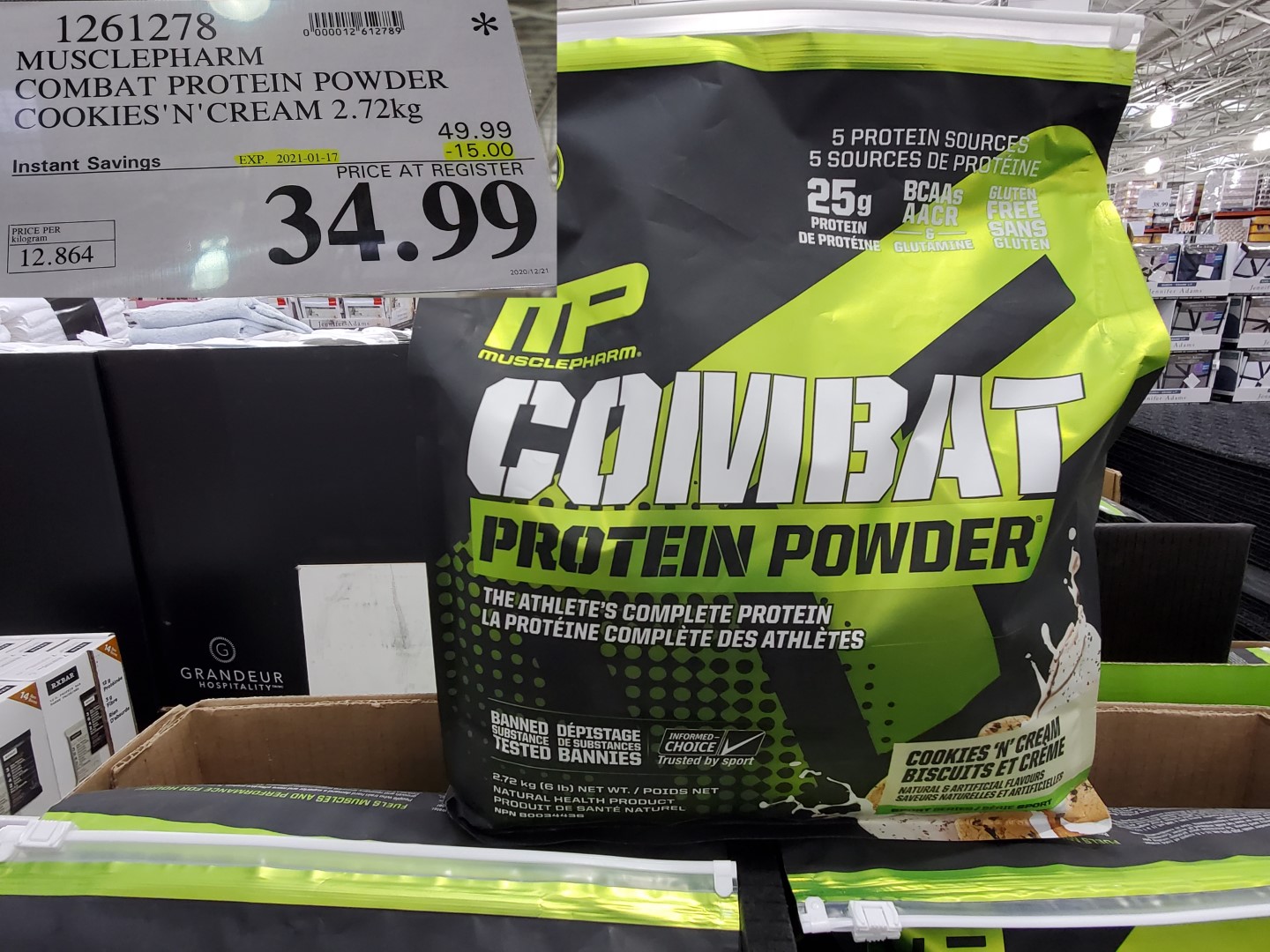 combat protein powder