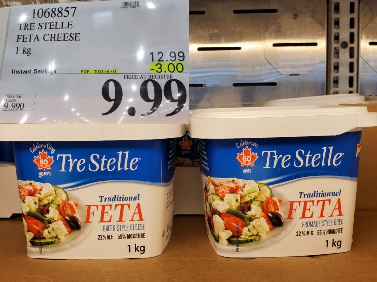 1068857 TRE STELLE FETA CHEESE 1 KG 3 00 INSTANT SAVINGS EXPIRES ON
