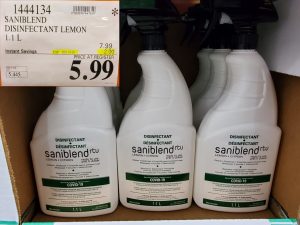 saniblend disinfectant lemon