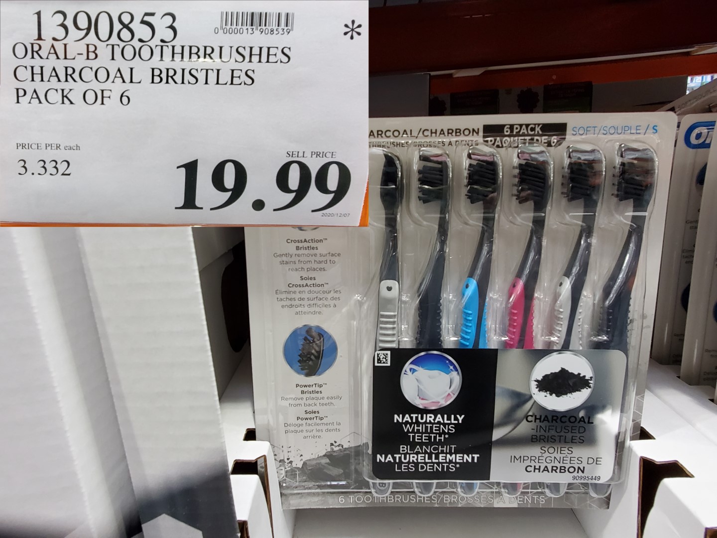 crest charcoal infused toothbrushes