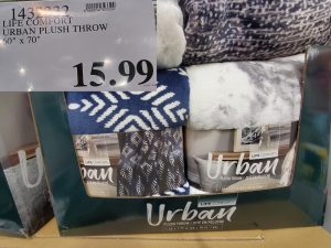 life comfort urban plush throw