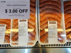 kirkland mild italian sausage