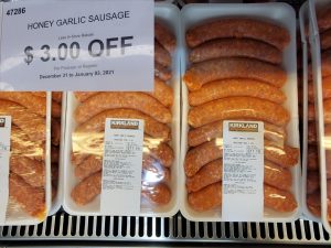 kirkland honey garlic sausage