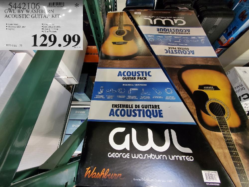  GWL BY WASHBURN 2N- ACOUSTIC GUITAR. KIT 2021/01/06 $129.99 