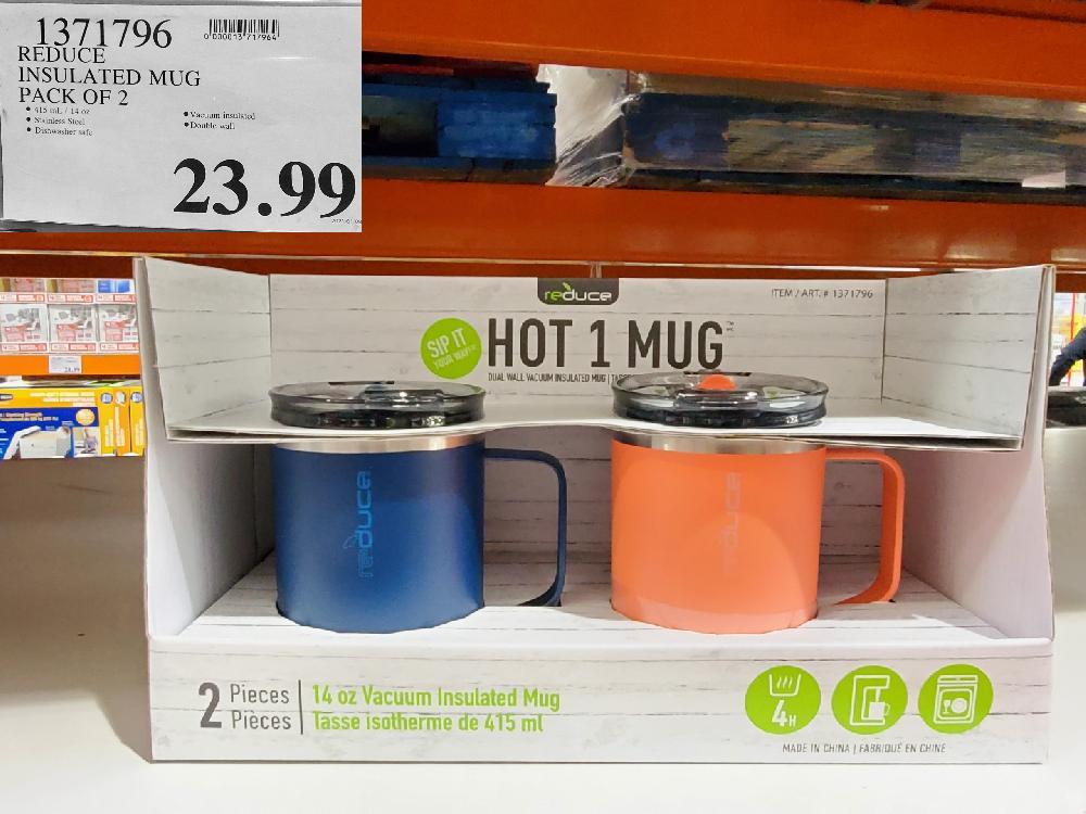  1371796 REDUCE INSULATED MUG PACK OF 2 $23.99 