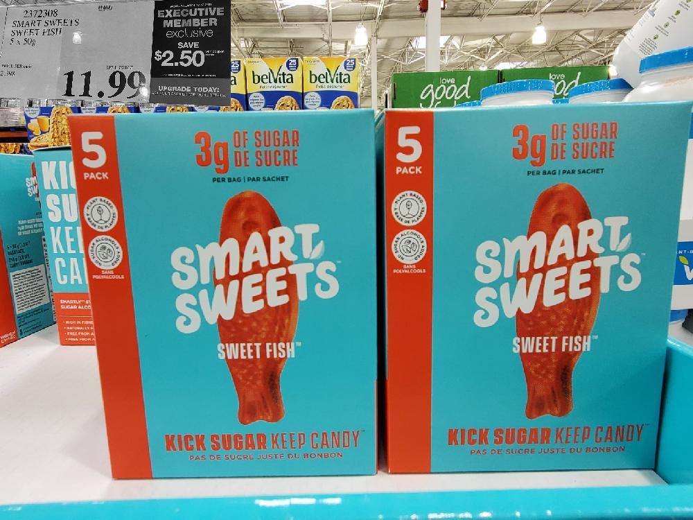 9372308 SMART SWEETS SWEET FISH 5x 50g $11.99
