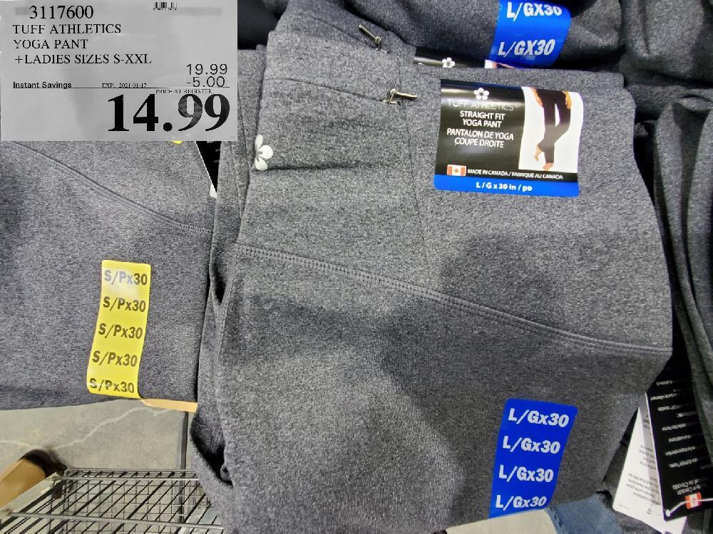 Costco: Tuff Athletics Yoga Pant - $13.99 (Save $5.00) 