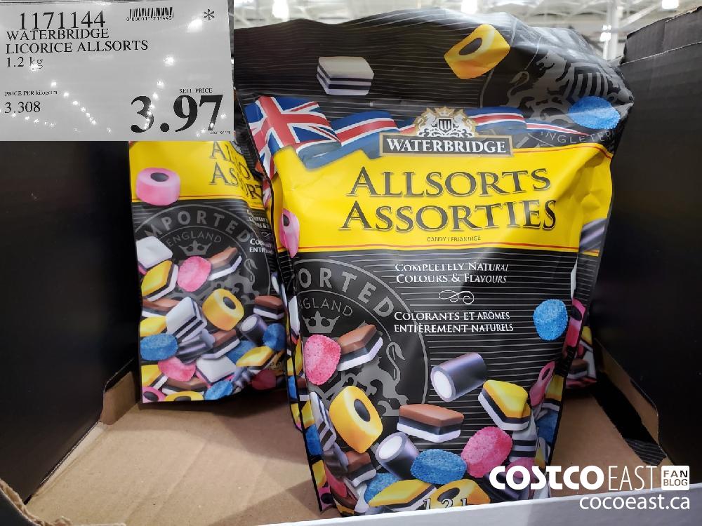 1171144 WATERBRIDGE LICORICE ALLSORTS 1.21KG $3.97