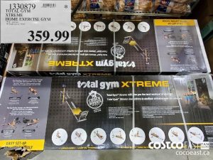1330879 
TOTAL GYM
XTREME
HOME EXERCISE GYM
$359.99
