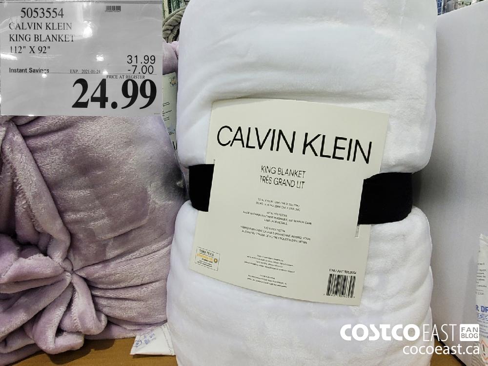 calvin klein fleece blanket costco