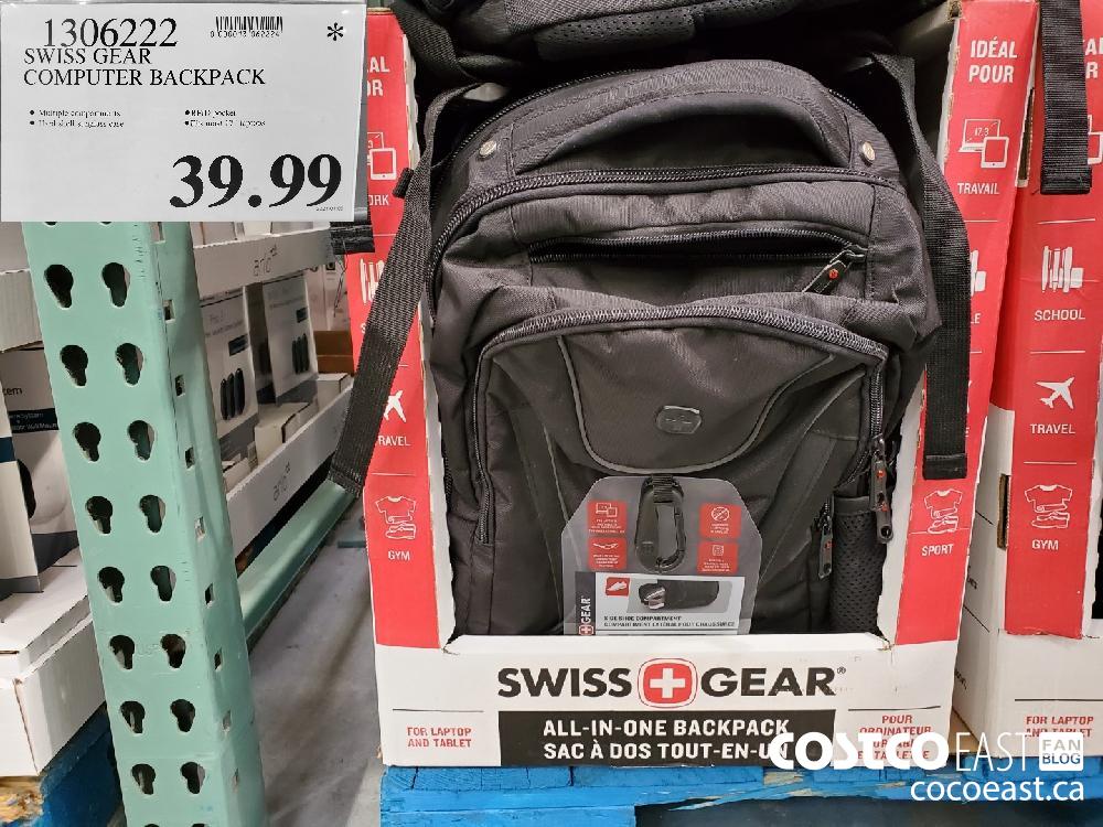 1306222 SWISS GEAR COMPUTER BACKPACK $39.99 