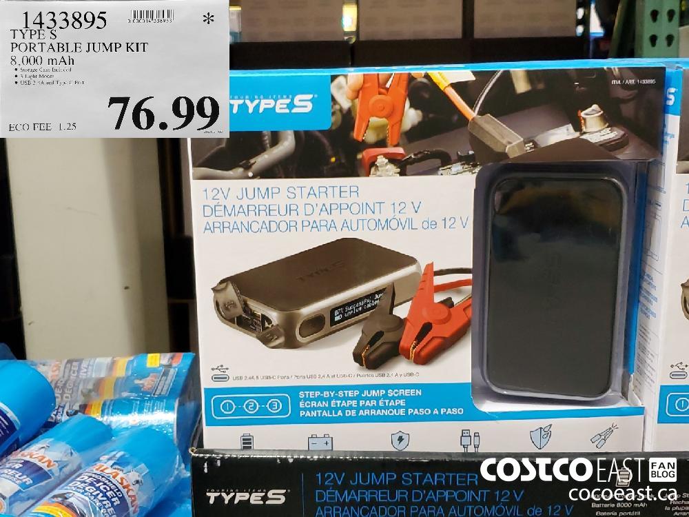 1433895 PORTABLE JUMP KIT 8000 mAh $76.99 