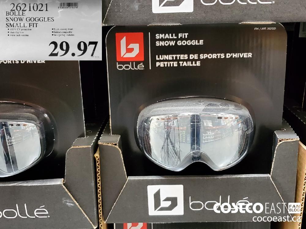 2621021 BOLLE SNOW GOGGLES SMALL FIT $29.97 