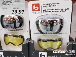 2621022 
BOLLE
SNOW GOGGLE
$39.97

