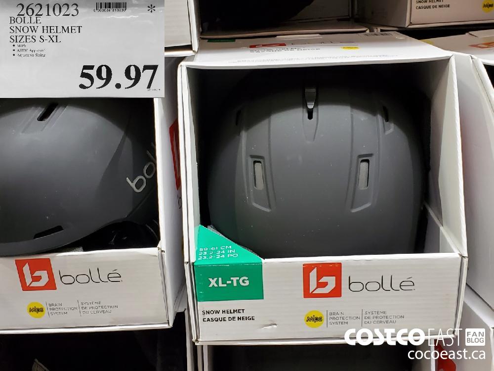 9621093 BOLLE SNOW HELMET SIZES S-XL $59.97 