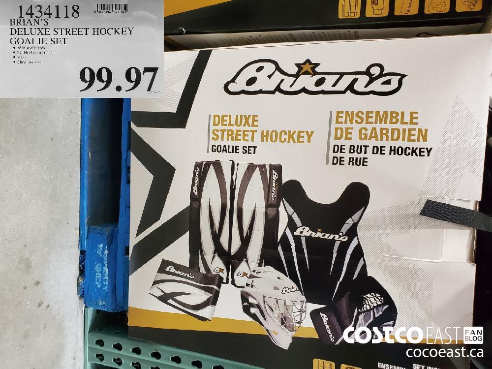 1434118 BRIAN'S DELUXE STREET HOCKEY GOALIE SET $99. 97 