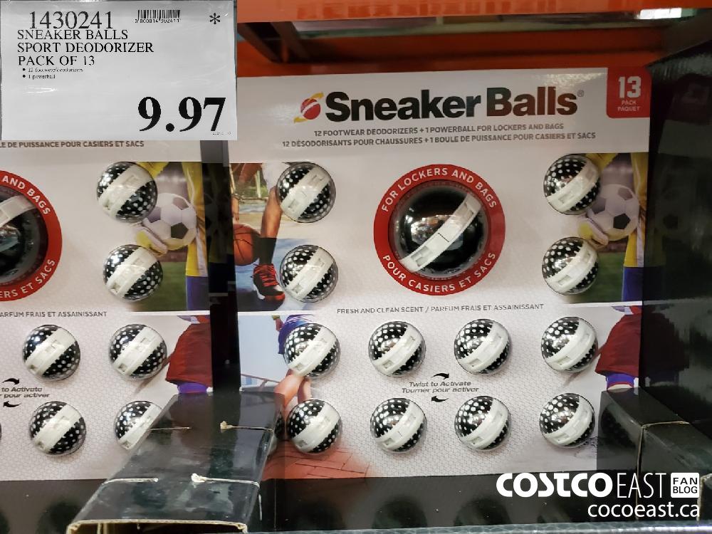 1430241 SNEAKER BALLS SPORT DEOQDORIZER PACK OF 13 $9.97 