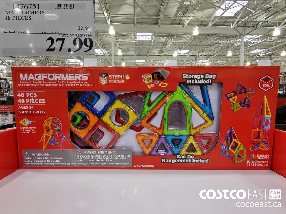 1476751 MAGFORMERS 48 PIECES EXPIRY DATE: 2021-01-26 $27.99 