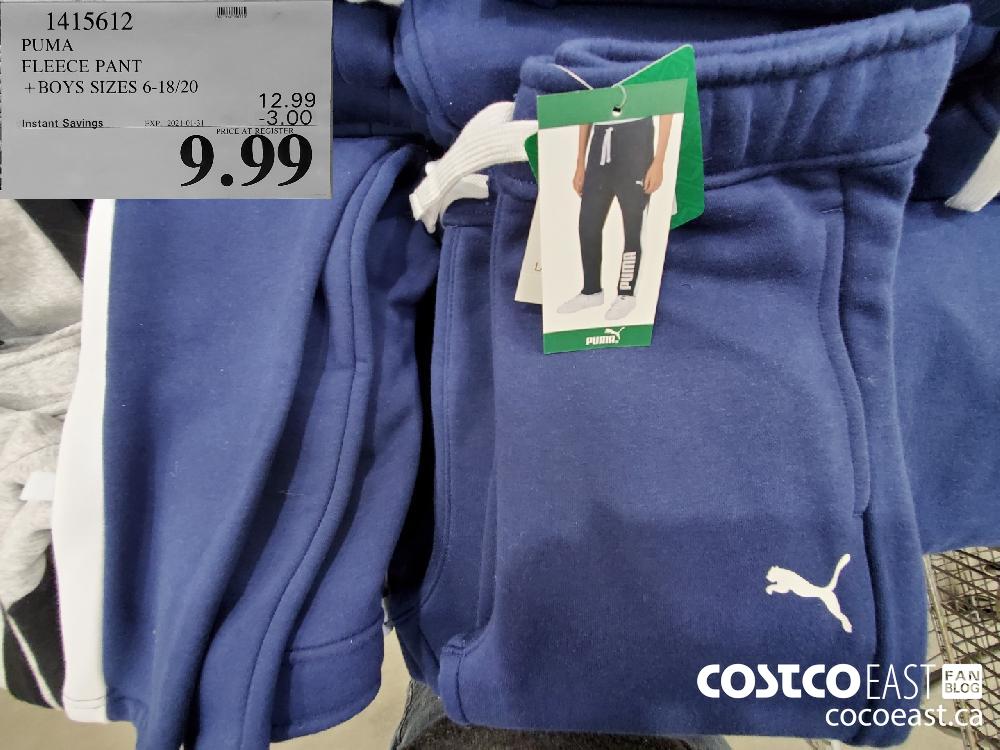 costco puma fleece pants